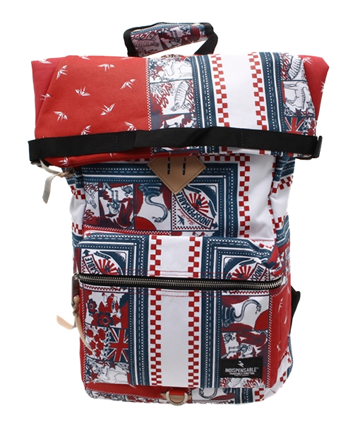 INDISPENSABLE （インディスペンサブル）の「WEGO/INDISPENSABLE デイパック FUNK（バックパック/リュック・メンズ・ブラック/ブラック系その他/グレー/カーキ/ネイビー/レッド系その他/その他1/その他2・FREE）」の6枚目の写真