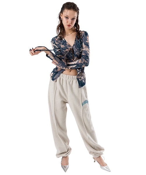 runningHIGH(ランニングハイ)の「【RUNNING HIGH 】マーブリング ストリングスリムカーディガン / MABLING STRING SLIM CARDIGAN(カーディガン/ボレロ・レディース・ブラック/バーガンディー/ブルー/グリーン・FREE)」の10枚目の写真