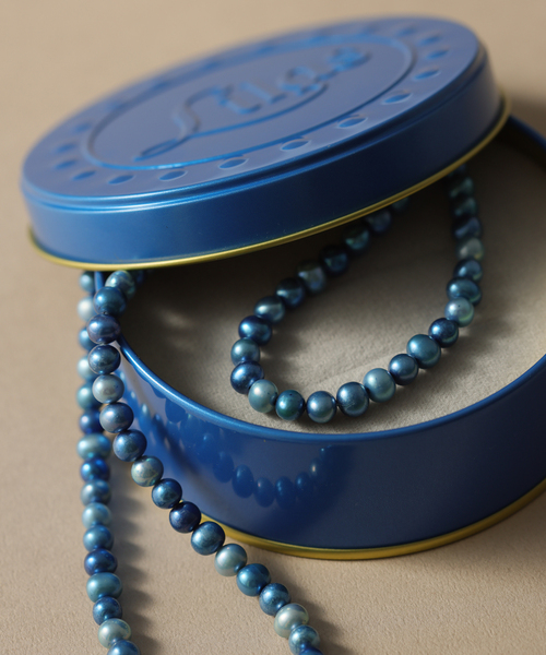 Lilas インディゴパール　ネックレス 缶付き　spick&span Lilas インディゴパール ネックレス 缶付き spick&span - メルカリ
