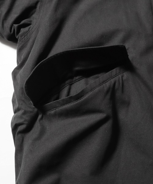 ARMY TWILL(アーミーツイル)の「ARMY TWILL/アーミーツイル REVERSIBLE HOODED COAT リバーシブルフーディコート(モッズコート・メンズ・ブラック/カーキ・M/L)」の10枚目の写真