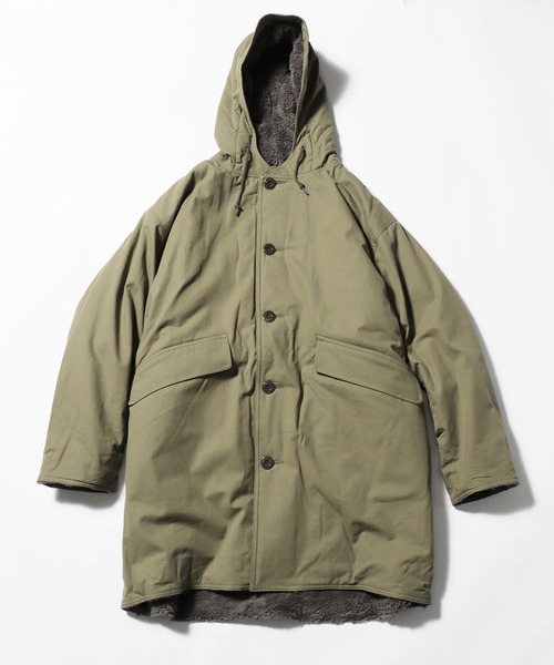 ARMY TWILL(アーミーツイル)の「ARMY TWILL/アーミーツイル REVERSIBLE HOODED COAT リバーシブルフーディコート(モッズコート・メンズ・ブラック/カーキ・M/L)」の22枚目の写真