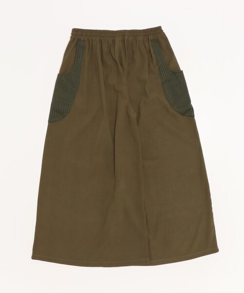 sandy(サンディー)の「【sandy】変形パッチポケットワイドパンツ(その他パンツ・レディース・カーキ/ブラック/グレー・FREE)」の4枚目の写真