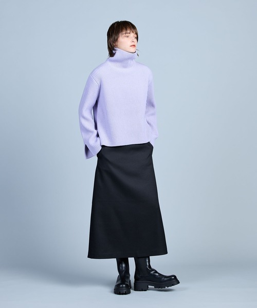 N.O.R.C(ノーク)の「セミAラインスカート(スカート・レディース・ブルー/オフホワイト/ブラック・S/M)」の18枚目の写真