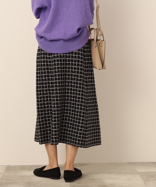 DRESKIP（ドレスキップ）の「◆上品さとかわいさの良いとこどり【洗える/セットアップ可能】ジャカードフレアスカート（スカート・レディース・ベージュ系その他4/ブラック系1/ブラウン系その他3・03/02/04）」の19枚目の写真