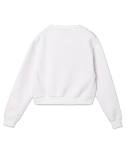 Guess（ゲス）の「Icon Sweatshirt（スウェット・レディース・ブラック/ピンク/ホワイト・SMALL/X-SMALL/MEDIUM）」の4枚目の写真