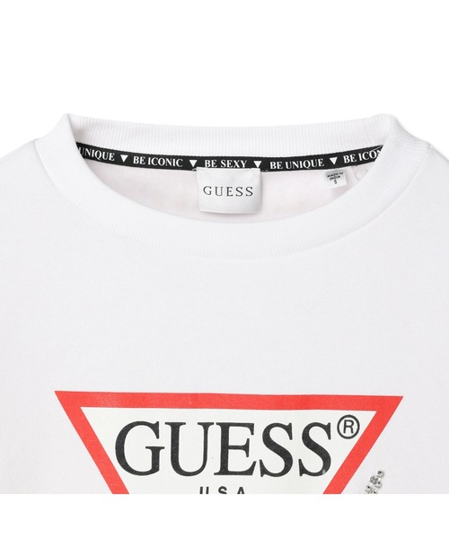 Guess（ゲス）の「Icon Sweatshirt（スウェット・レディース・ブラック/ピンク/ホワイト・SMALL/X-SMALL/MEDIUM）」の5枚目の写真