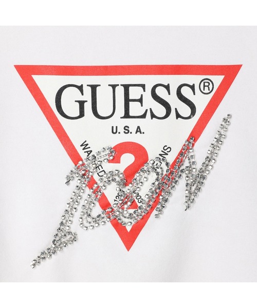 Guess（ゲス）の「Icon Sweatshirt（スウェット・レディース・ブラック/ピンク/ホワイト・SMALL/X-SMALL/MEDIUM）」の8枚目の写真