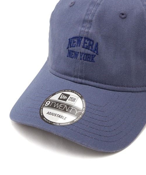 NEW ERA（ニューエラ）の「【NEW ERA(R)/ニューエラ別注】MINI COLLEGE LOGO CAP（キャップ・レディース・ブラック/キナリ/ブルー系その他4・FREE）」の6枚目の写真
