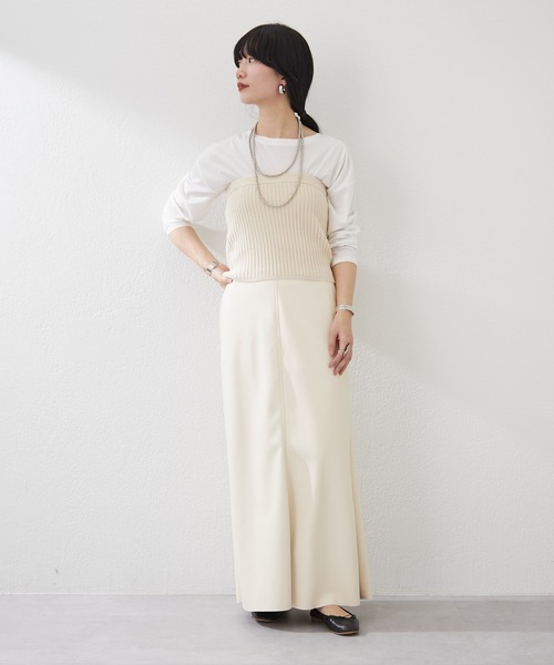 SHENERY（シーナリー）の「ニットビスチェ（ニット/セーター・レディース・アイボリー/ブラック・FREE）」の7枚目の写真