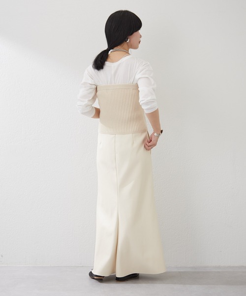 SHENERY（シーナリー）の「ニットビスチェ（ニット/セーター・レディース・アイボリー/ブラック・FREE）」の10枚目の写真