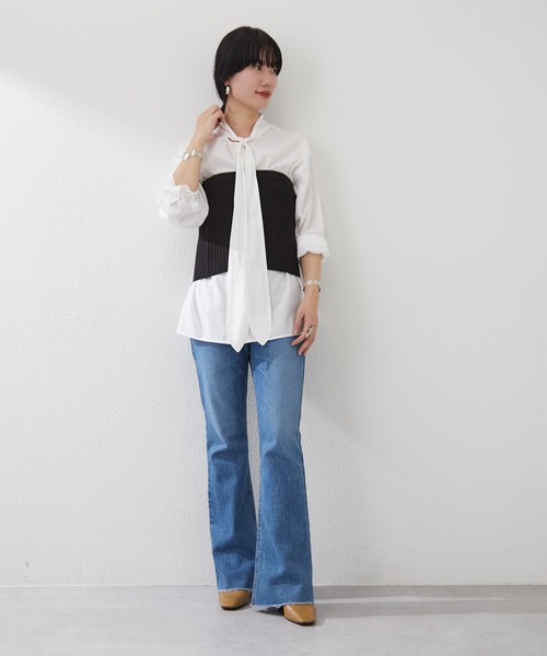 SHENERY（シーナリー）の「ニットビスチェ（ニット/セーター・レディース・アイボリー/ブラック・FREE）」の20枚目の写真