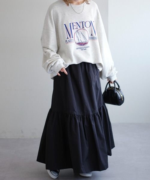 DISCOAT（ディスコート）の「ワッシャードロストティアードスカート