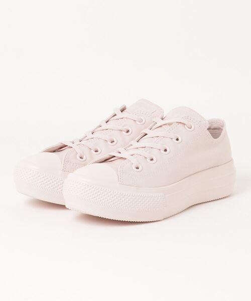 CONVERSE(コンバース)の「converse コンバース AS LIGHT PLTS MN OX オールスター ライト PLTS MN OX 31308120 MAUVE PINK(スニーカー・レディース・ピンク・4h/6/3h/4/5h/5)」の1枚目の写真