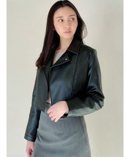 RESEXXY（リゼクシー）の「ライダースジャケット（ライダースジャケット・レディース・アイボリー/ブラック・MEDIUM/SMALL）」の21枚目の写真