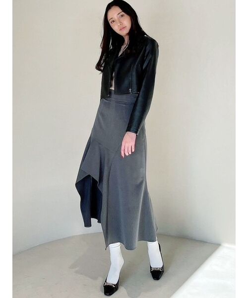 RESEXXY（リゼクシー）の「ライダースジャケット（ライダースジャケット・レディース・アイボリー/ブラック・MEDIUM/SMALL）」の20枚目の写真