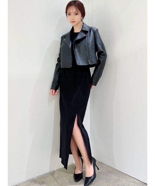 RESEXXY（リゼクシー）の「ライダースジャケット（ライダースジャケット・レディース・アイボリー/ブラック・MEDIUM/SMALL）」の15枚目の写真