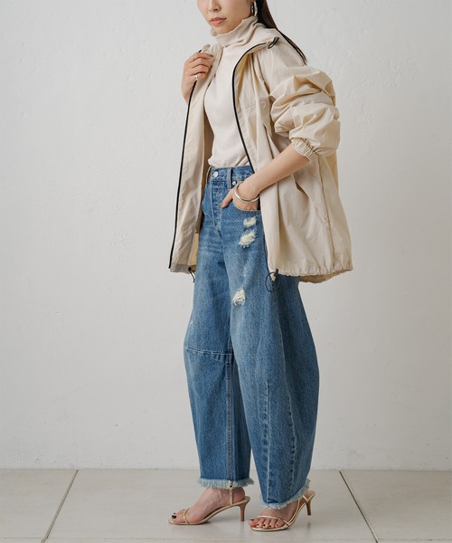 LOUNGEDRESS(ラウンジドレス)の「【earthy_/アーシー】マウンテンパーカー(マウンテンパーカー・レディース・ベージュ/ブラック/アイボリー・FREE)」の21枚目の写真