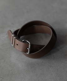 ATTACHMENT | カウレザー シングルピン ベルト  /  COW LEATHER SINGLE PIN BELT(ベルト)