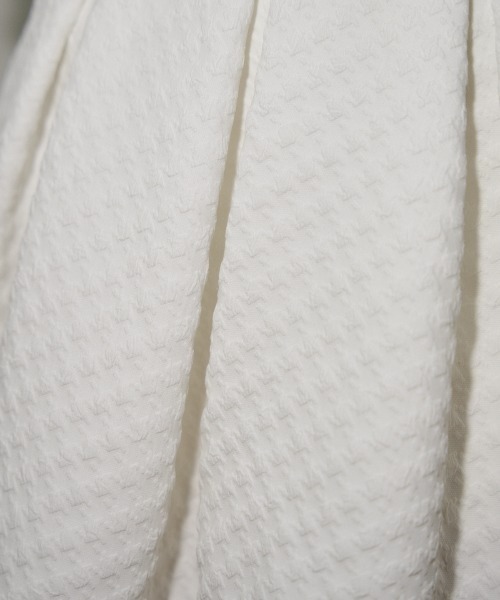 MIRO AMURETTE(ミロアミュレット)の「check tuck skirt/タックミニスカート(スカート・レディース・ホワイト/ブラック・FREE)」の7枚目の写真