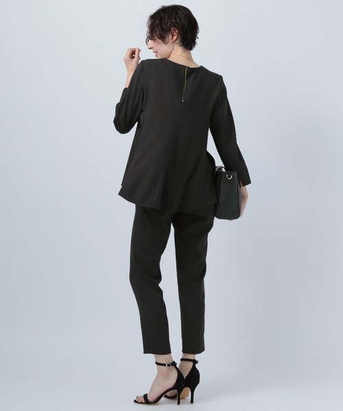 BAYFLOW(ベイフロー)の「【オケージョン対応】2Pセットアップ(パンツドレス・レディース・ブラック/ベージュ・MEDIUM/SMALL)」の14枚目の写真