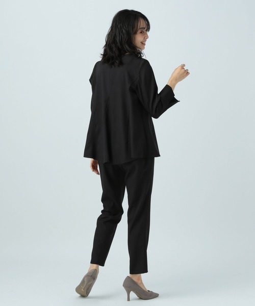 BAYFLOW(ベイフロー)の「【オケージョン対応】2Pセットアップ(パンツドレス・レディース・ブラック/ベージュ・MEDIUM/SMALL)」の5枚目の写真