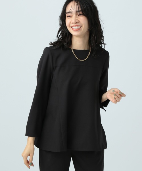 BAYFLOW(ベイフロー)の「【オケージョン対応】2Pセットアップ(パンツドレス・レディース・ブラック/ベージュ・MEDIUM/SMALL)」の6枚目の写真