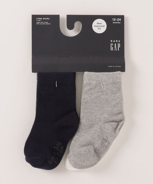 GAP（ギャップ）の「4足セット Babygap クルーソックス（ソックス/靴下・キッズ・ブルー/マルチ・12-24M/2-3 YRS/4-5 YRS）」の6枚目の写真