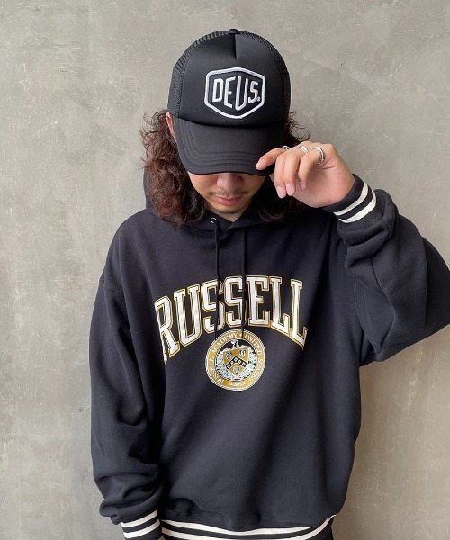 DEUS EX MACHINA（デウスエクスマキナ）の「[DEUS EX MACHINA/デウス エクス マキナ] BAYLANDS TRUCKER メッシュキャップ（キャップ・メンズ・グレー/ホワイト/ブラック・ONE SIZE）」の5枚目の写真