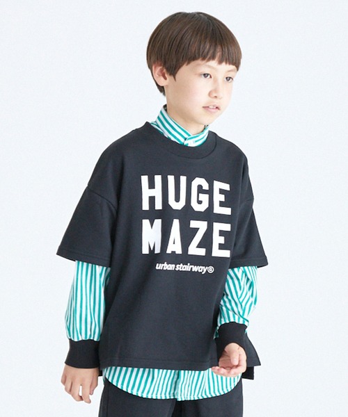 GENERATOR(ジェネレーター)の「ジェネレーター HUGEMAZE プルオーバー(スウェット・キッズ・ブラック/ネイビー/チャコールグレー・XL/L/M)」の2枚目の写真