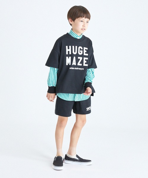 GENERATOR(ジェネレーター)の「ジェネレーター HUGEMAZE プルオーバー(スウェット・キッズ・ブラック/ネイビー/チャコールグレー・XL/L/M)」の6枚目の写真