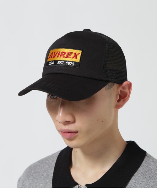 AVIREX（アヴィレックス）の「LOGO MESH CAP / ロゴ メッシュ キャップ / AVIREX / アヴィレックス（キャップ・メンズ・グレー/ブラック/ブラウン・F）」の5枚目の写真