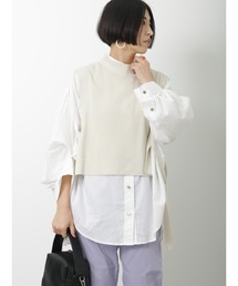 Lugnoncure | ダブルジャカードニットベスト(ベスト)