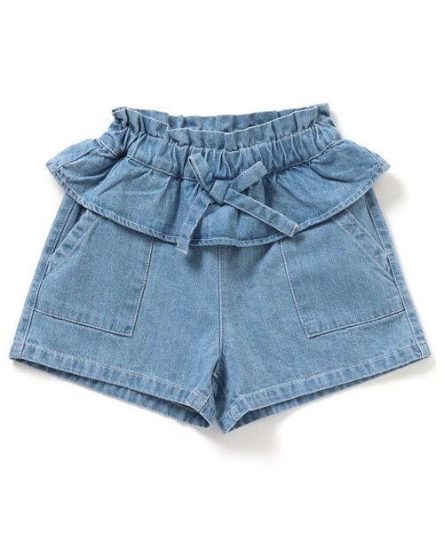BREEZE（ブリーズ）の「フリルショートパンツ（その他パンツ・キッズ・インディゴブルー/ベージュ/ブラック・80/140/90/130/120/100/110）」の9枚目の写真