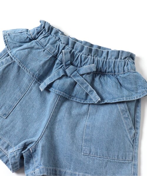 BREEZE（ブリーズ）の「フリルショートパンツ（その他パンツ・キッズ・インディゴブルー/ベージュ/ブラック・80/140/90/130/120/100/110）」の5枚目の写真