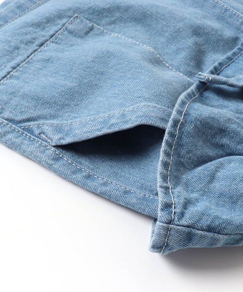 BREEZE（ブリーズ）の「フリルショートパンツ（その他パンツ・キッズ・インディゴブルー/ベージュ/ブラック・80/140/90/130/120/100/110）」の6枚目の写真