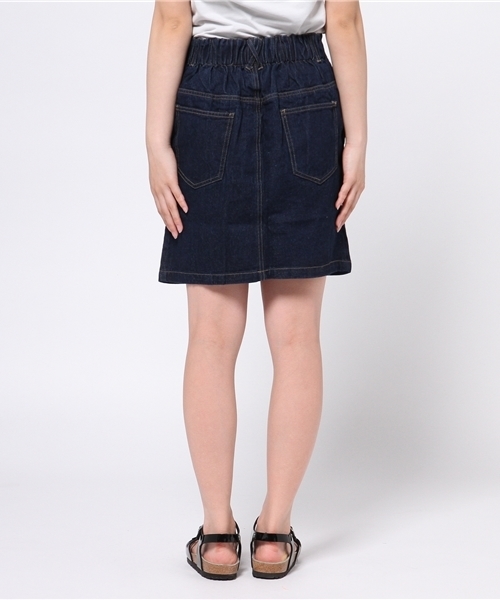 mystic（ミスティック）の「デニムタイトスカート（スカート・レディース・ネイビー/ブルー/オフホワイト・1/2）」の10枚目の写真