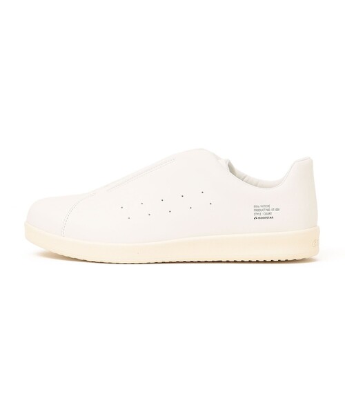 MoonStar（ムーンスター）の「MOONSTAR 810S: KITCHE スニーカー◇（スリッポン・メンズ・ホワイト/ブラック/グレー・26/27/28）」の4枚目の写真