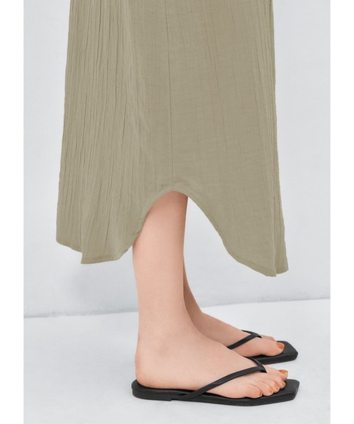 STYLE DELI（スタイルデリ）の「リラックスワッシャーガーゼシャツワンピース（ワンピース・レディース・ライトブラウン/セージグリーン・01/02）」の14枚目の写真