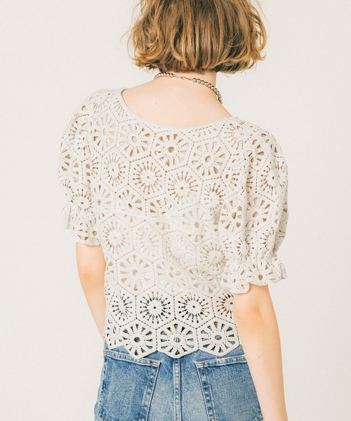 セール】ヴィンテージ・ラッセルレース プルオーバー（シャツ/ブラウス