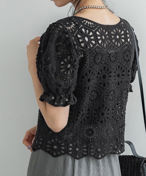 セール】ヴィンテージ・ラッセルレース プルオーバー（シャツ/ブラウス