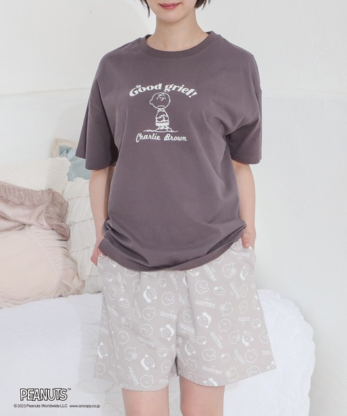スヌーピー／ルームウェア（上下セット）