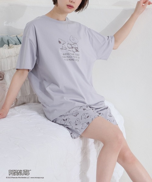 スヌーピー／ルームウェア（上下セット）