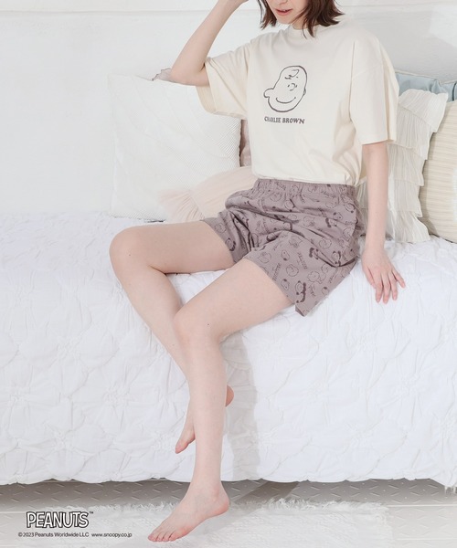 スヌーピー／ルームウェア（上下セット）