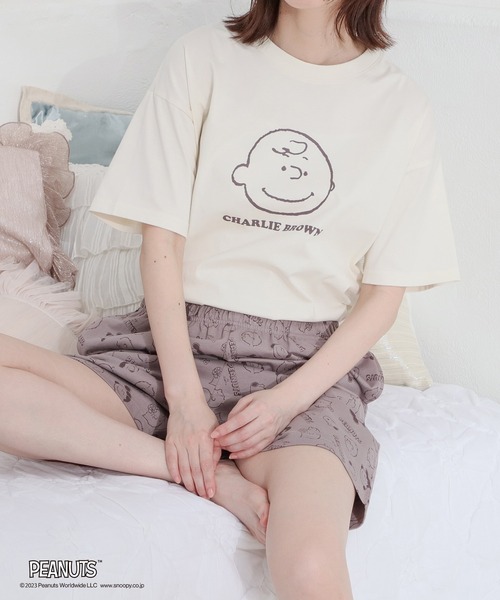スヌーピー／ルームウェア（上下セット）