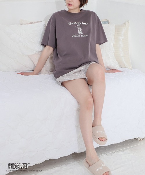 スヌーピー／ルームウェア（上下セット）