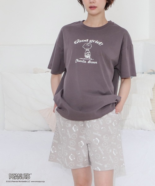 スヌーピー／ルームウェア（上下セット）