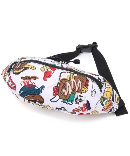 CHUMS(チャムス)の「CHUMS/チャムス ヒップバック REC SMALL OVAL WAIST PACK CH60-3401(ボディバッグ/ウエストポーチ・メンズ・ホワイト/ネイビー/ブラウン/ブラック・FREE)」の2枚目の写真