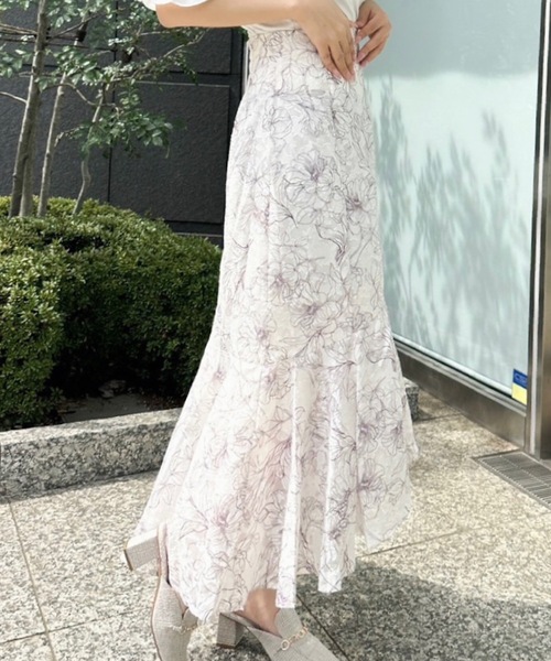 【Norma Kamali】Obie オビエ 花柄レース マキシスカート 51H0dFV79sL._UY1000_.jpg