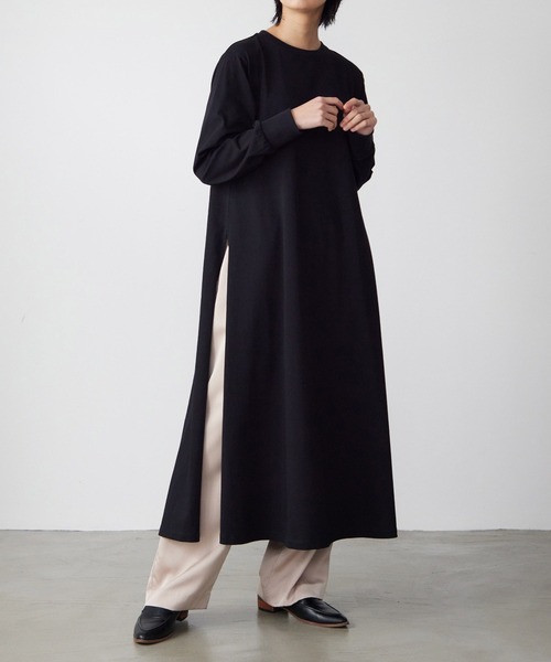 for/c（フォーシー）の「USAコットン サイドスリットワンピース 