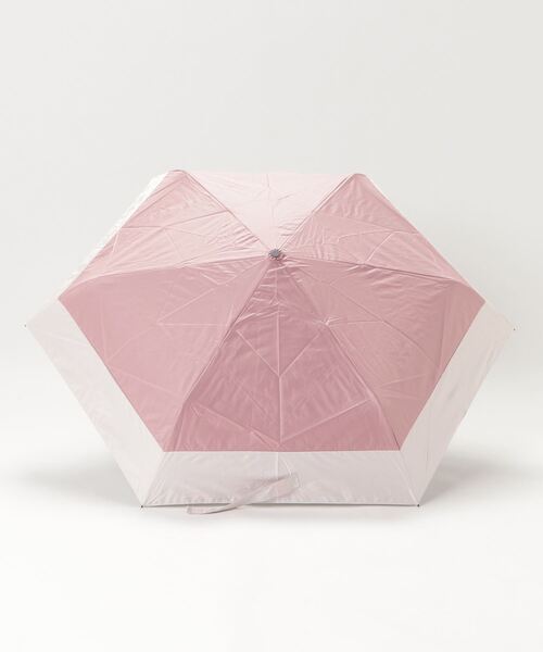 Waterfront（ウォーターフロント）の「折傘　自動開閉 UVブロック 55　ツートン（折りたたみ傘・レディース・ピンク系その他/ホワイト×ブラウン/ホワイト×ピンク/ブラウン系1/ホワイト×ネイビー/ネイビー×ホワイト・FREE）」の13枚目の写真